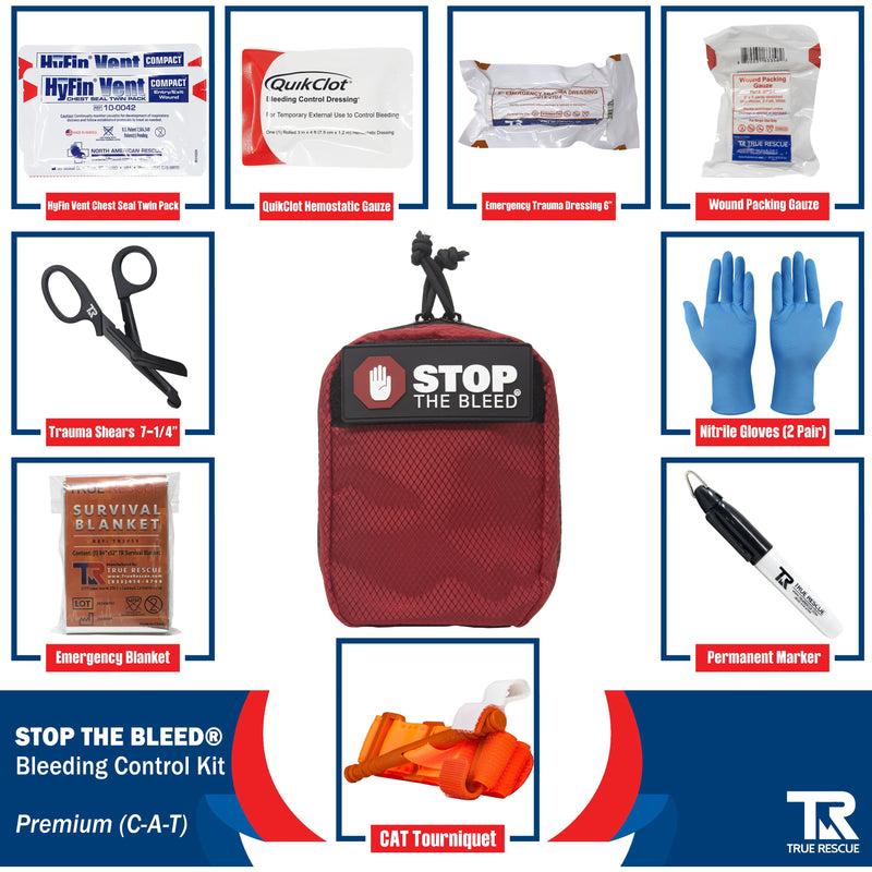 True Rescue STOP THE BLEED Kit Bleeding Control Kit