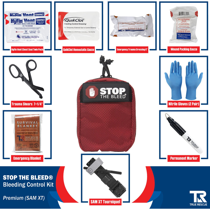 True Rescue STOP THE BLEED Kit Bleeding Control Kit