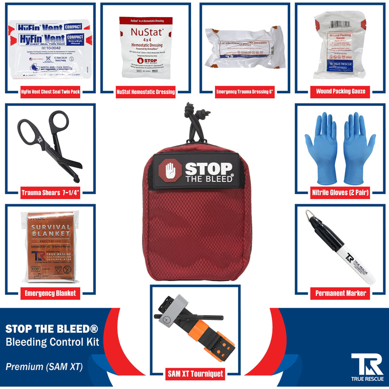 True Rescue STOP THE BLEED Kit Bleeding Control Kit
