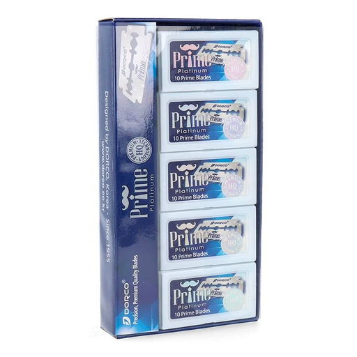 Dorco Prime Platinum Double Edge Razor Blades 100pk