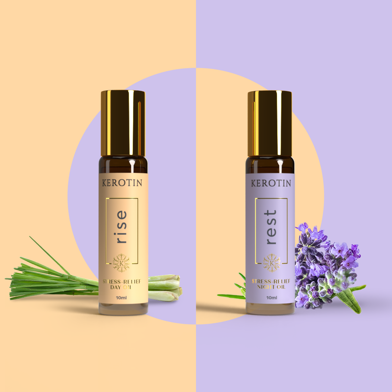 Kerotin Rise & Rest Stress-Relief Oils