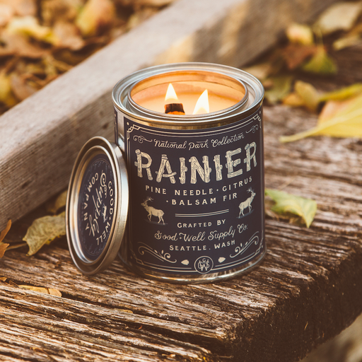 Good & Well Supply Co Rainier National Park Candle Candles