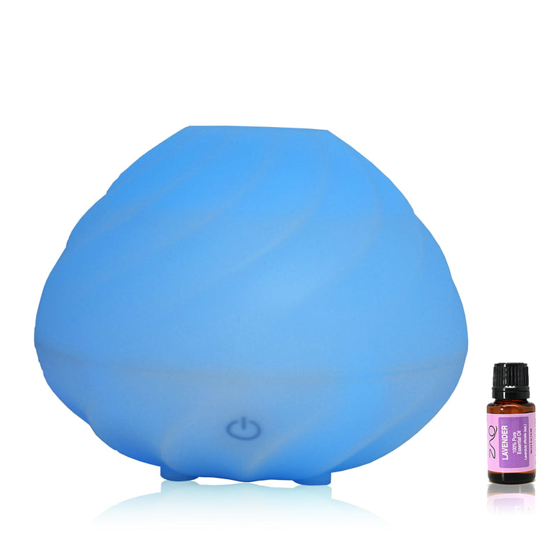 ZAQ Skin & Body Swirl Aromatherapy Essential Oil Diffuser with Lavender Pure Essential Oil Diffusers