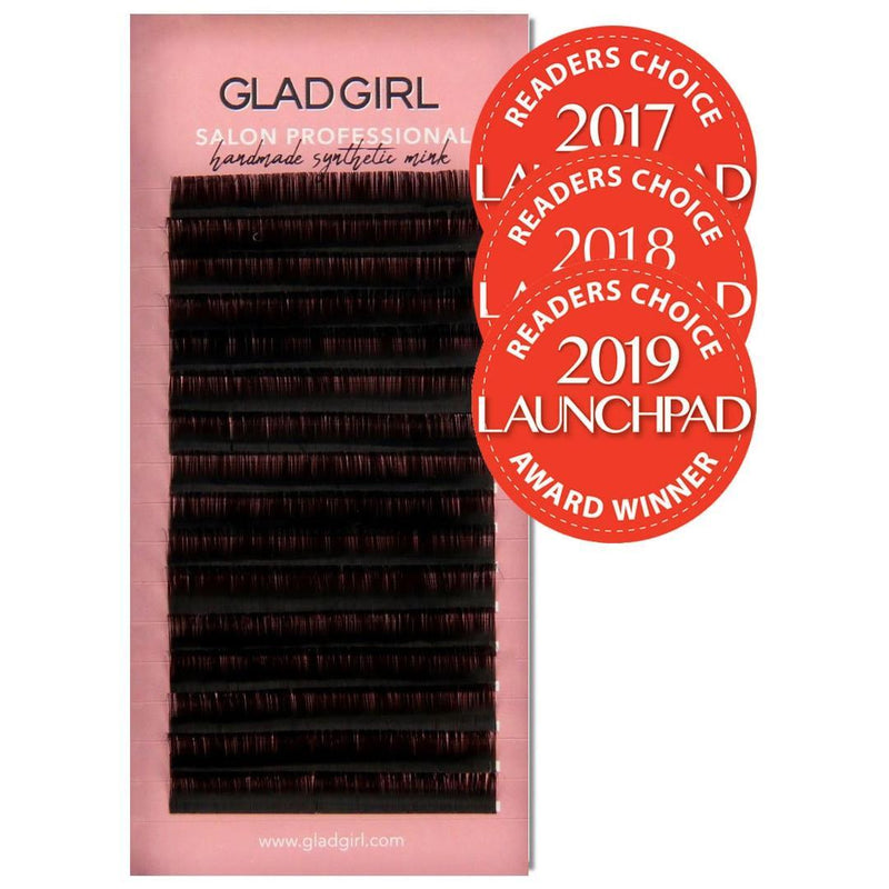 GladGirl Salon Professional Mink Lashes - C Curl Eyelashes