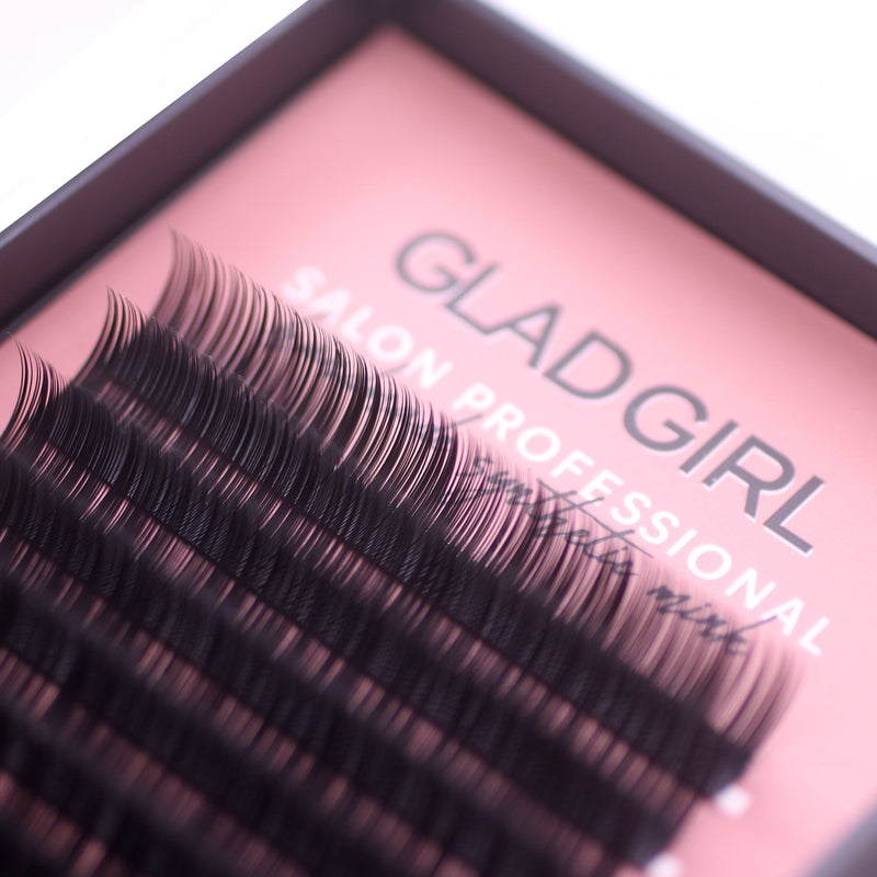 GladGirl Salon Professional Mink Lashes - C Curl Eyelashes