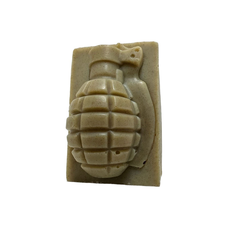 kbarsoapco Salt Dog Natural Grenade Soap