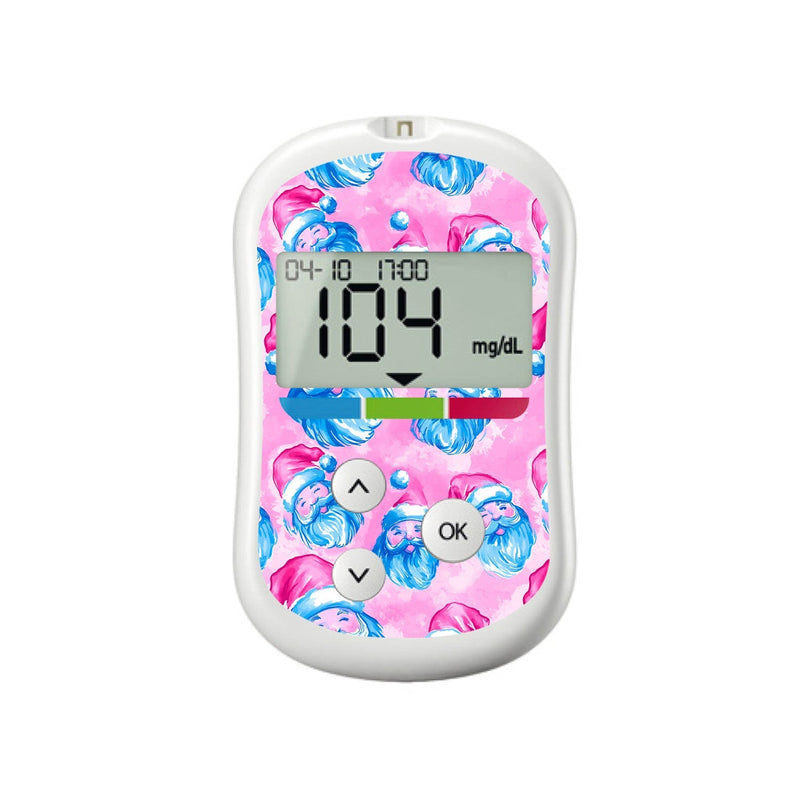 Peelz Santa Sticker for OneTouch Verio Flex Glucometer Peelz/Stickers