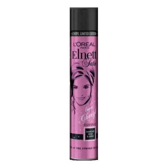 L'Oreal Elnett Satin Cheryl Limited Edition Diamond Hold & Shine Hair Spray 400Ml