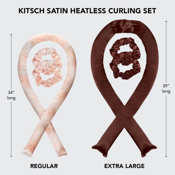 Kitsch - Xl Heatless Hair Curler - Chocolate