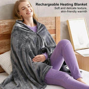 SmartPursue™ USB Electric Heated Throw Blanket Wearable Heated Blanket