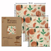 SmartPursue™ Eco-Friendly Reusable Food Wraps beeswax food wraps