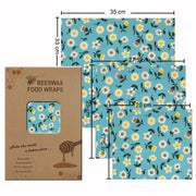 SmartPursue™ Eco-Friendly Reusable Food Wraps beeswax food wraps