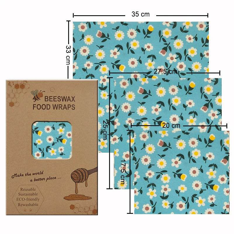 SmartPursue™ Eco-Friendly Reusable Food Wraps beeswax food wraps