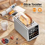 SmartPursue™ Stainless Steel Smart Digital Toaster Toaster
