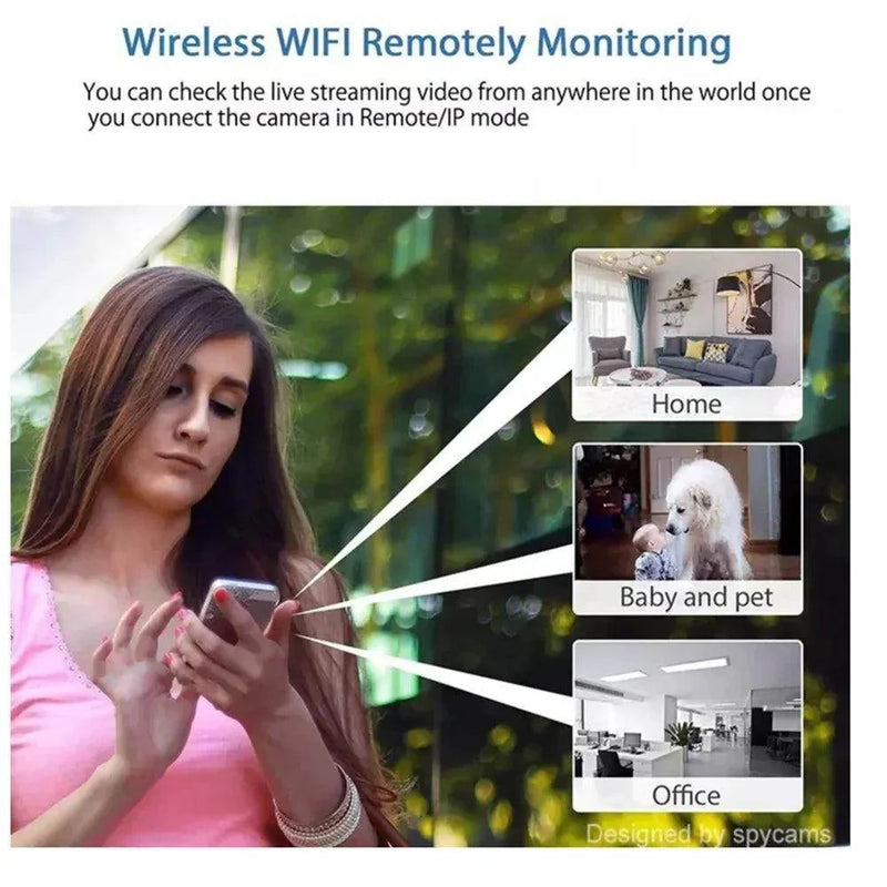 SmartPursue™ Mini Camera WiFi Night Vision Audio Video Recorder Spy Cam A9 Mini Camera