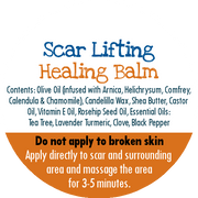 By Robin Creations Scar & Stretch Mark Fading Balm for Face & Body Skin Care
