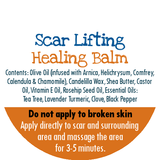 By Robin Creations Scar & Stretch Mark Fading Balm for Face & Body Skin Care