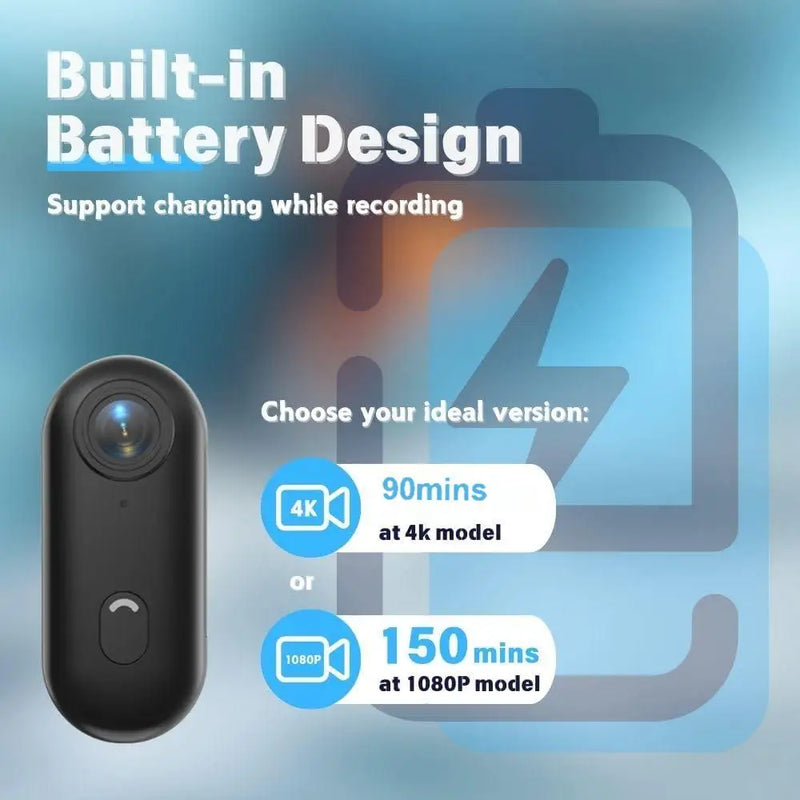 SmartPursue™ 4K Mini Vlog Camera with WiFi Mini Camera