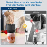 SmartPursue™ Vacuum Sealing Machine Mason Jar Vacuum Sealer Electric Vacuum Sealing Machine Kit