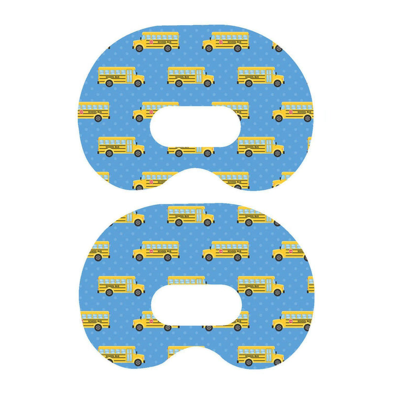 Peelz School Bus Medtronic Guardian Connect Patch Tape - Pump Peelz Patch Medical Tape