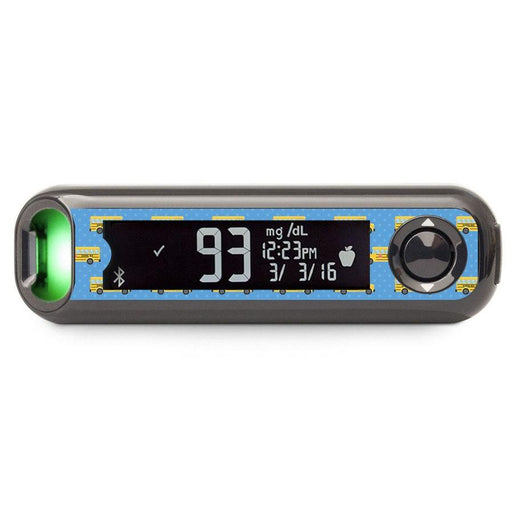 Peelz School Bus for Bayer Contour© Next One Glucometer Peelz/Stickers