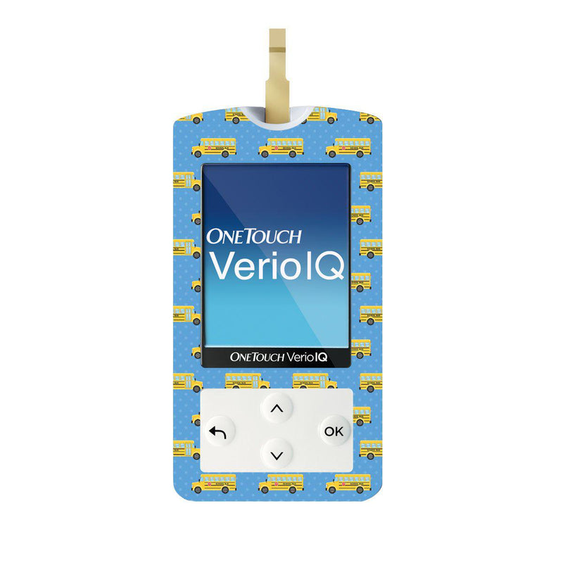 Peelz School Bus for OneTouch Verio IQ Glucometer Peelz/Stickers