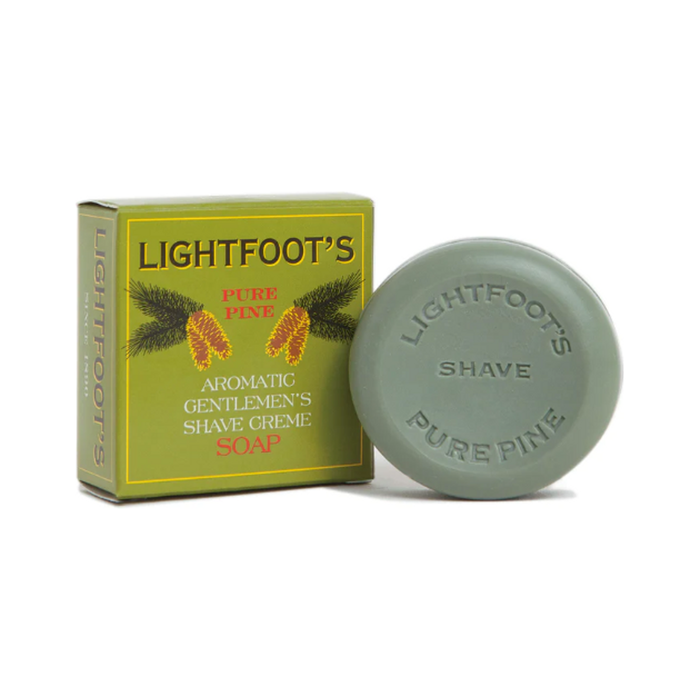 Lightfoot's Classic Pine British London Creme Shave Shaving Soap 2.8 oz
