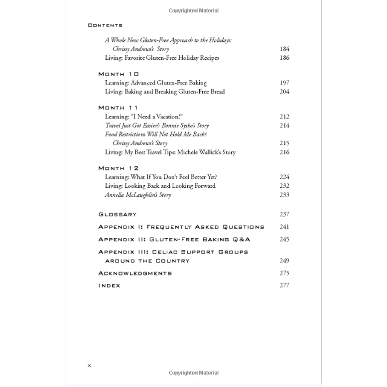 gfJules The First Year: Celiac Disease and Living Gluten Free (Print Version)