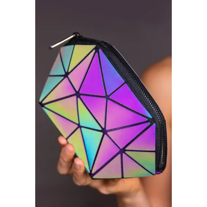 The Lumination Holographic Makeup Bag