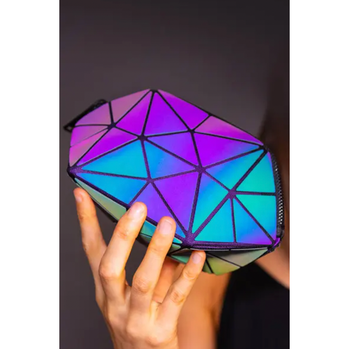 The Lumination Holographic Makeup Bag