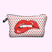 Medusa's Makeup Red Hot Lips Cosmetic Bag