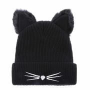 Medusa's Makeup Cat Ears Knit Beanie