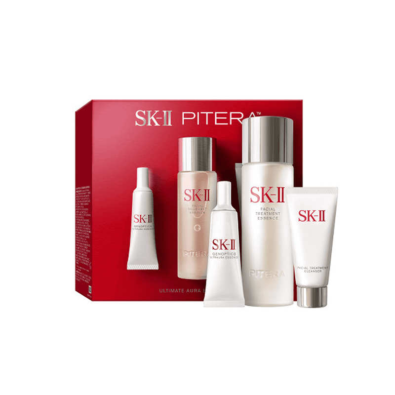 Nava Beauty SK-II PITERA Ultimate Aura Skincare Essentials Kit White Smoke