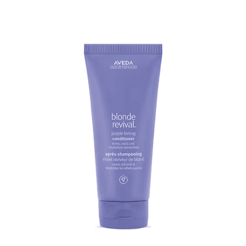 Nava Beauty Aveda Blonde Revival Purple Toning Conditioner 6.7 OZ Light Slate Gray