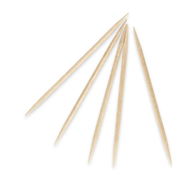 BiteMyWood 36 Qty Unflavored Birchwood Toothpicks in Plastic Tubes Toothpicks