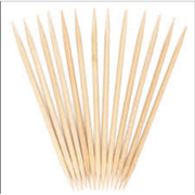 BiteMyWood 36 Qty Unflavored Birchwood Toothpicks in Plastic Tubes Toothpicks