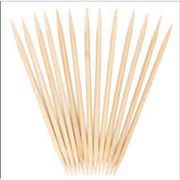 BiteMyWood 36 Qty Unflavored Birchwood Toothpicks in Plastic Tubes Toothpicks