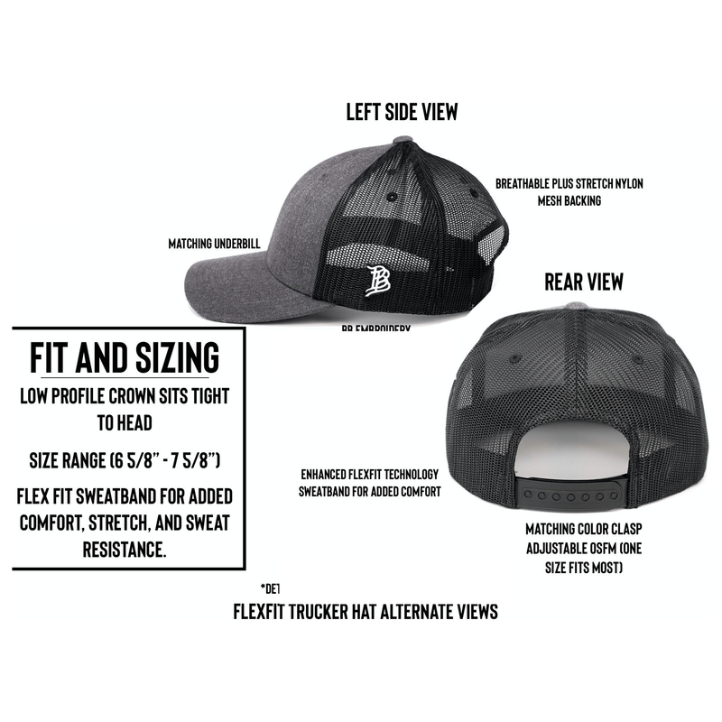Artius Man Artius Man Flexfit Trucker Snapback - Black