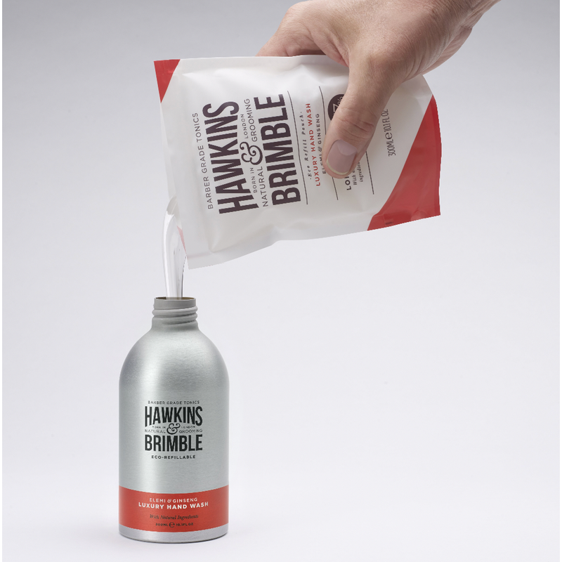Hawkins & Brimble COM Luxury Hand Wash Refill Pouch 10.1 fl oz