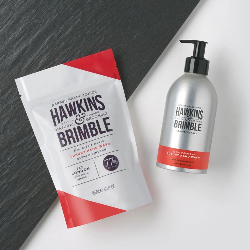Hawkins & Brimble COM Luxury Hand Wash Refill Pouch 10.1 fl oz