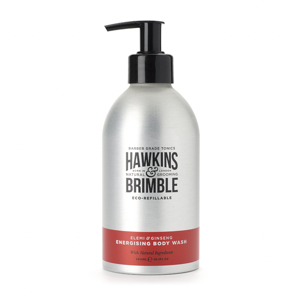 Hawkins & Brimble COM Eco-Refillable Energising Body Wash 10.1 fl oz