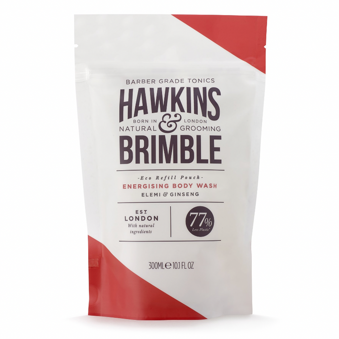 Hawkins & Brimble Com - Energising Body Wash Refill Pouch 10.1 Fl Oz