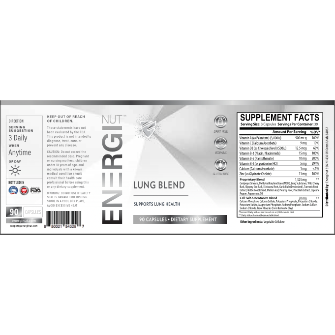Energi Nutrition - Lung Blend - 2oz