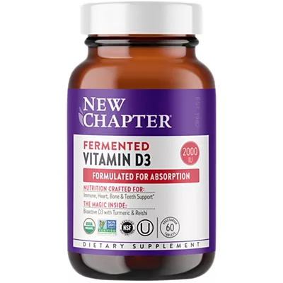 NEW CHAPTER FERMENTED VITAMIN D3 18oz