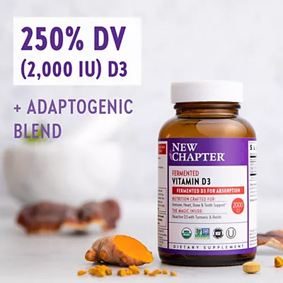 NEW CHAPTER FERMENTED VITAMIN D3 18oz