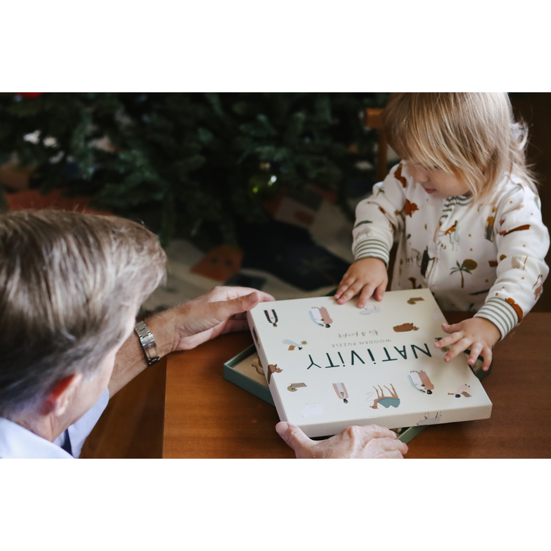 Be A Heart Nativity Wooden Puzzle puzzle