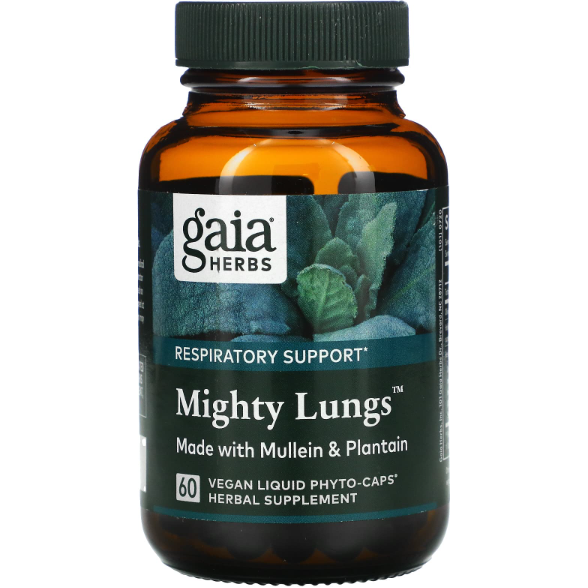 GAIA HERBS MIGHTY LUNGS 60CT 6.4oz