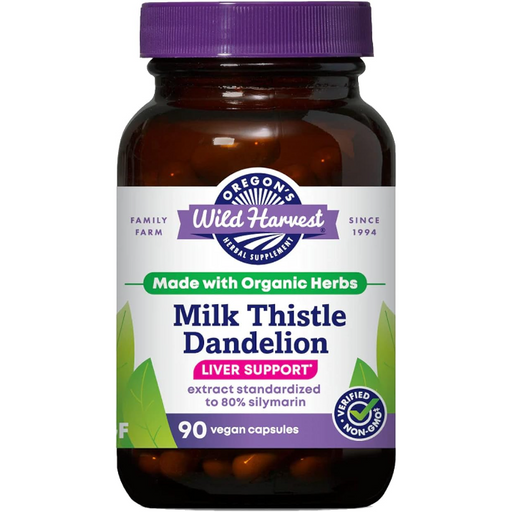 WILD HARVEST MILK THISTLE DANDELION 90 CT 13.50z