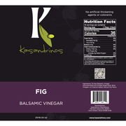 Kasandrinos International Fig Balsamic Vinegar - 250ml Vinegar