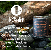 Good & Well Supply Co Hawai'i Volcanoes National Park Candle Candles Black Half Pint / 8oz / Cotton Wick,Pint / 14oz / Cotton Wick